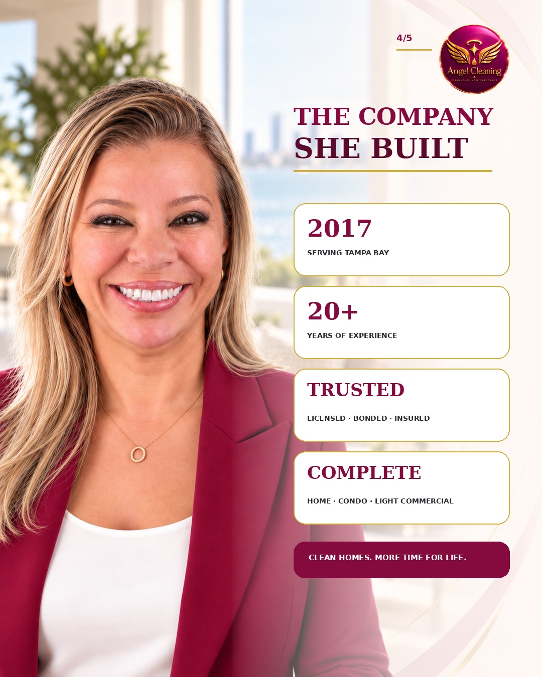 The company Ana Andreou built in Tampa Bay